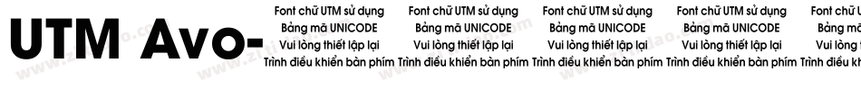 UTM Avo字体转换